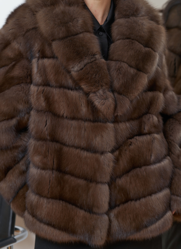 Шуба из баргузинского соболя