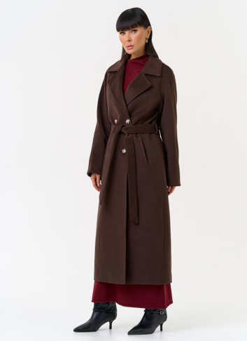 Женское пальто  с акцентными пуговицами