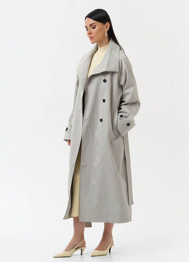 фото Длинный женский плащ  модель № 30269